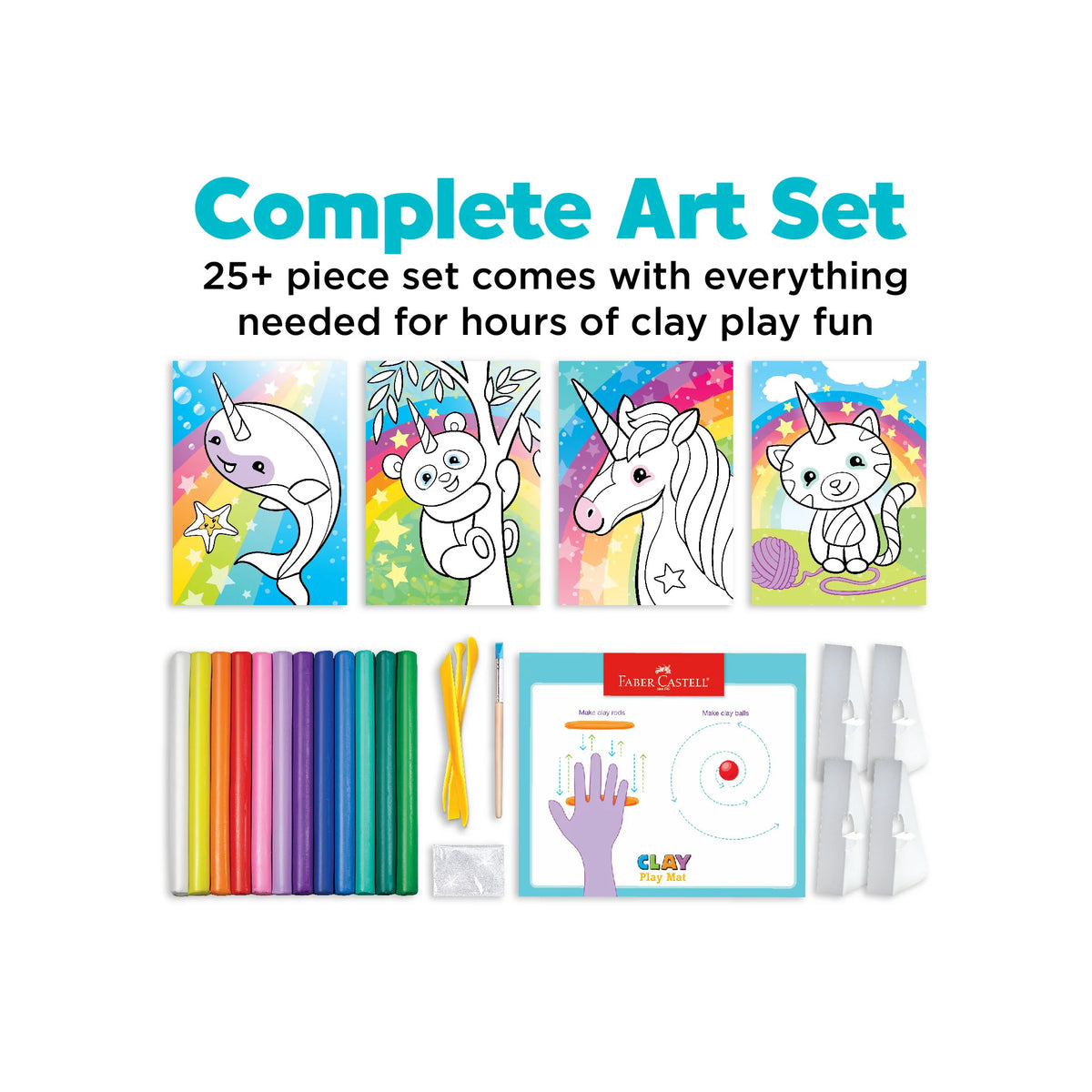Coloring with Clay: Unicorn & Friends Cover