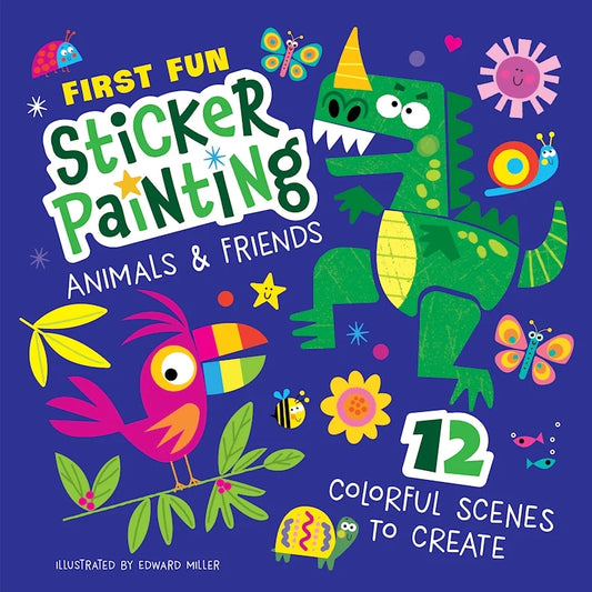 Tomfoolery Toys | First Fun Sticker Painting: Animals & Friends