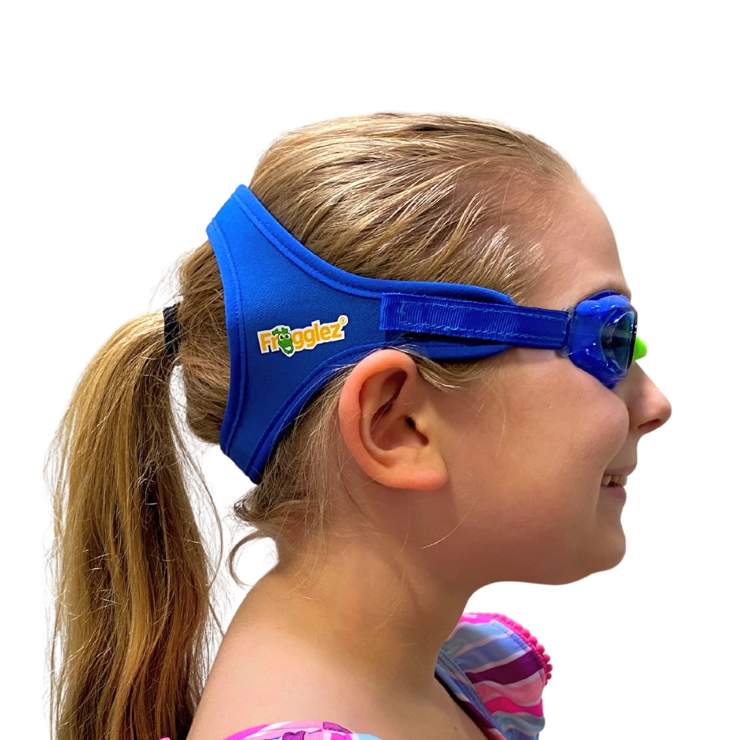 frogglez goggles Frogglez Blue Solid Kids Goggles For Swimming