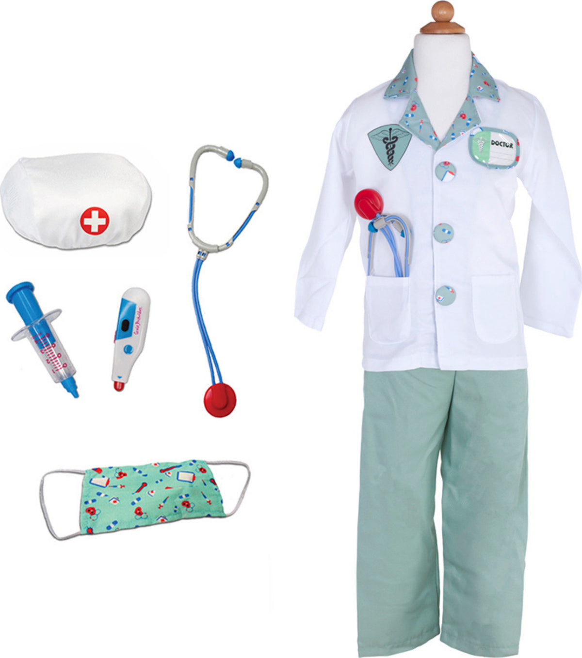 Green Doctor Set, Size 3-4 Cover
