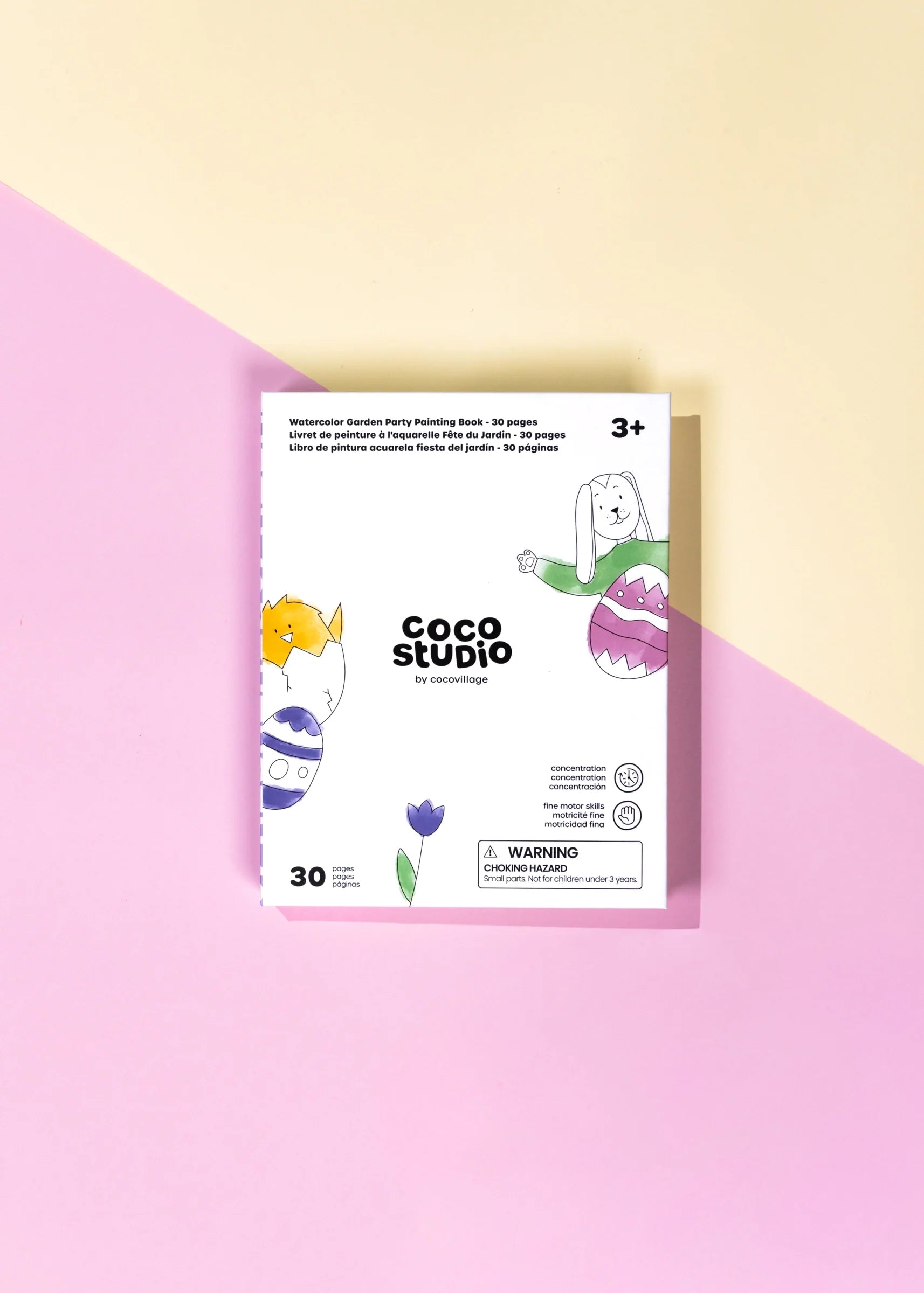 Tomfoolery Toys | Garden Party Watercolor Painting Book