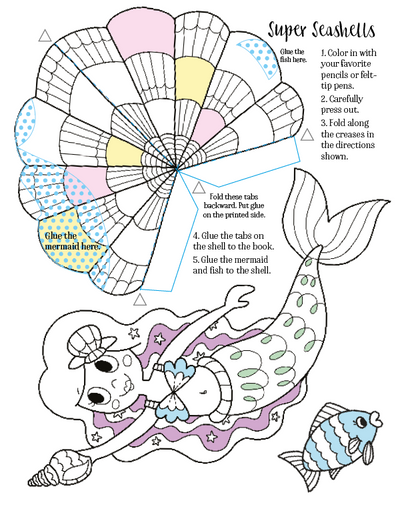 Mermaids Color & Pop-Up Preview #3