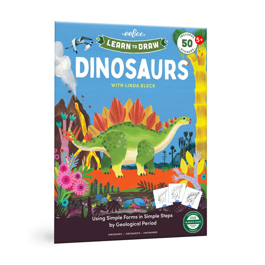 Tomfoolery Toys | Learn To Draw Dinosaurs with Stickers