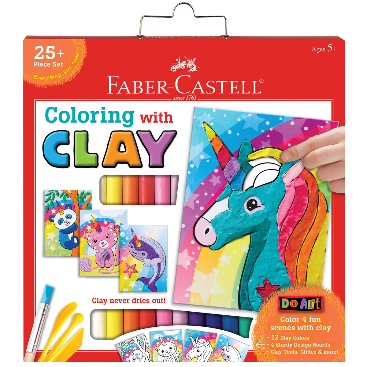 Coloring with Clay: Unicorn & Friends Cover