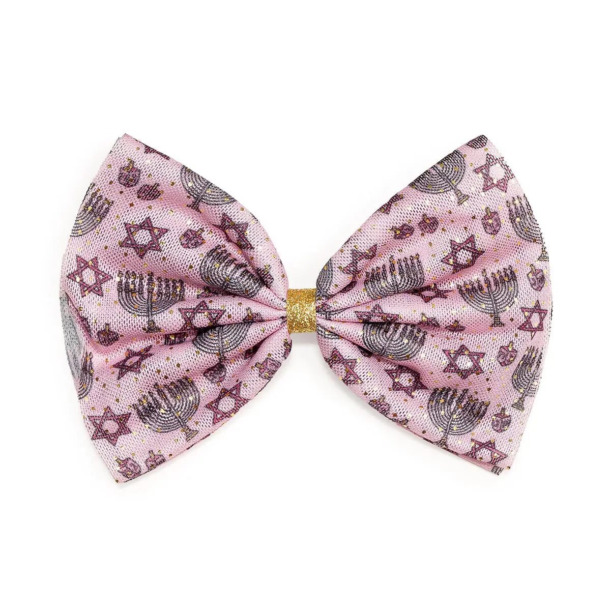 Tomfoolery Toys | Hanukkah Tulle Bow Clip