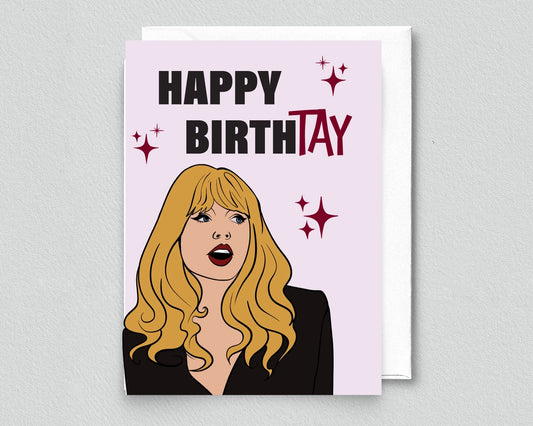 Tomfoolery Toys | Happy BirthTAY Card (Taylor Swift)