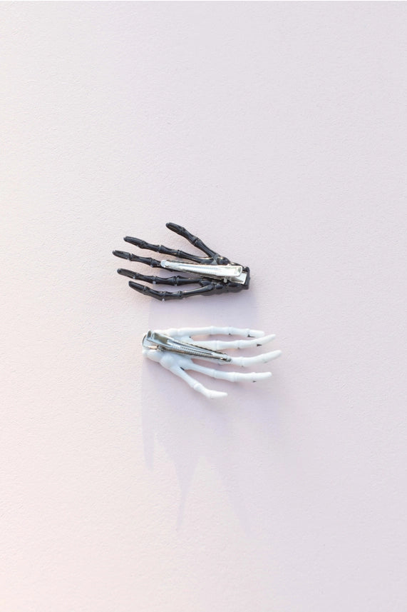 Skeleton Hand Hair Clip Cover