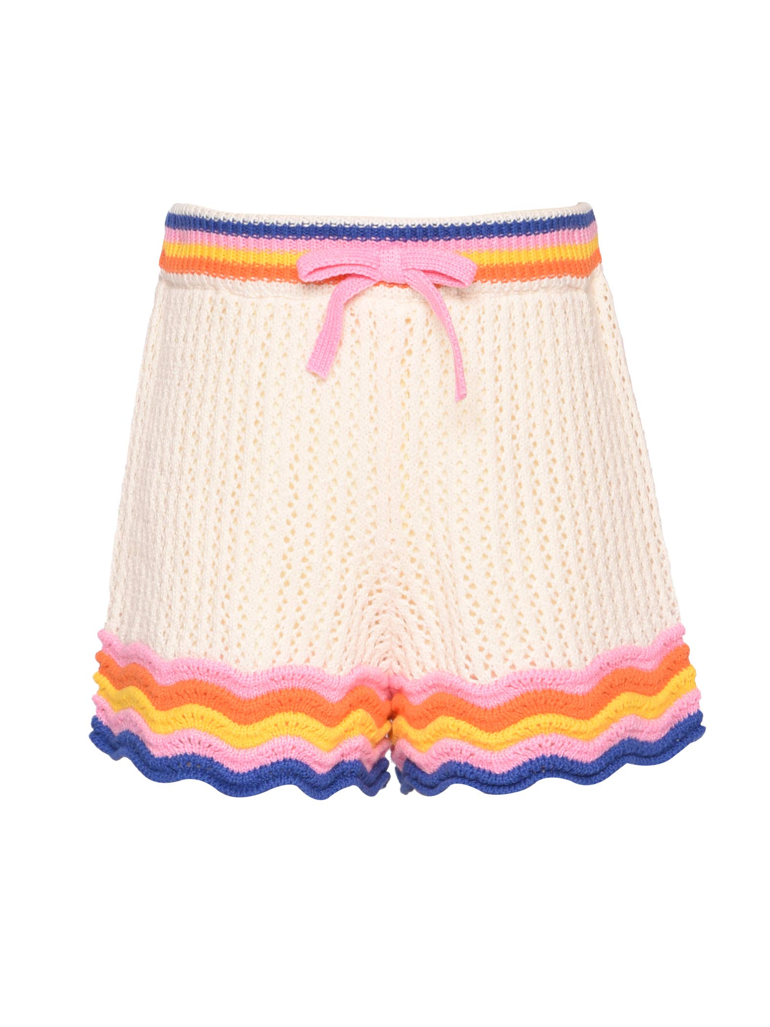 Tomfoolery Toys | Colorblock Wave Scallop Shorts