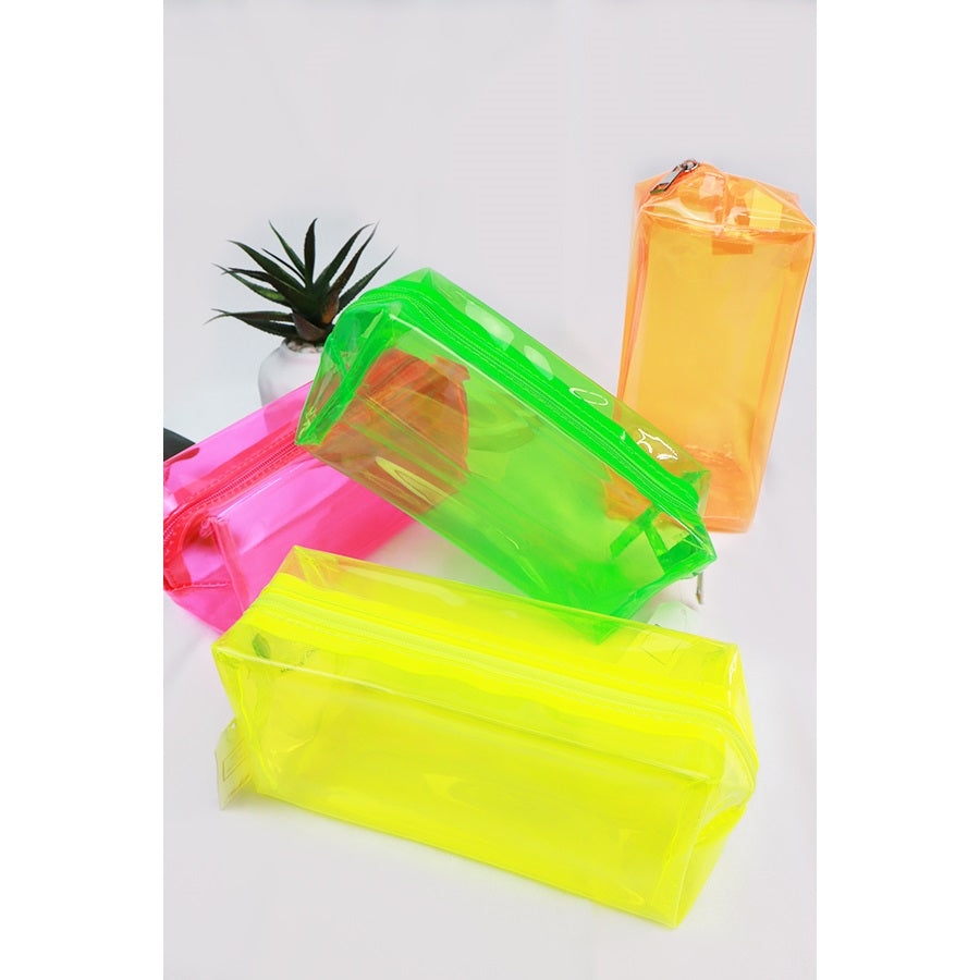 Neon Clear Cosmetic Bag Cover