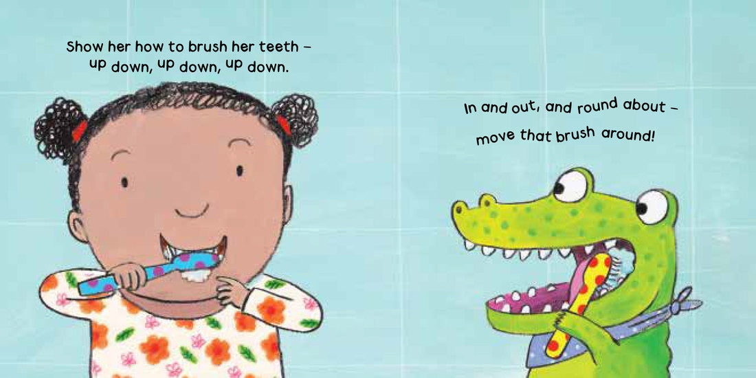 How to Brush Your Teeth with Snappy Croc Cover