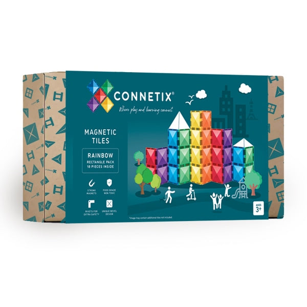 Rainbow Rectangle Pack, 18pc Cover