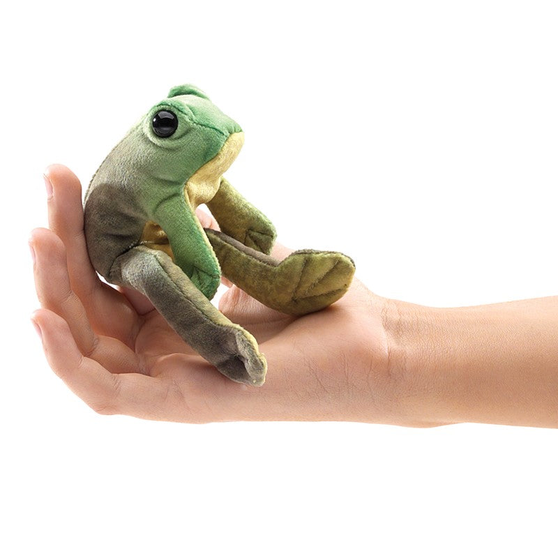 Tomfoolery Toys | Mini Sitting Frog Puppet