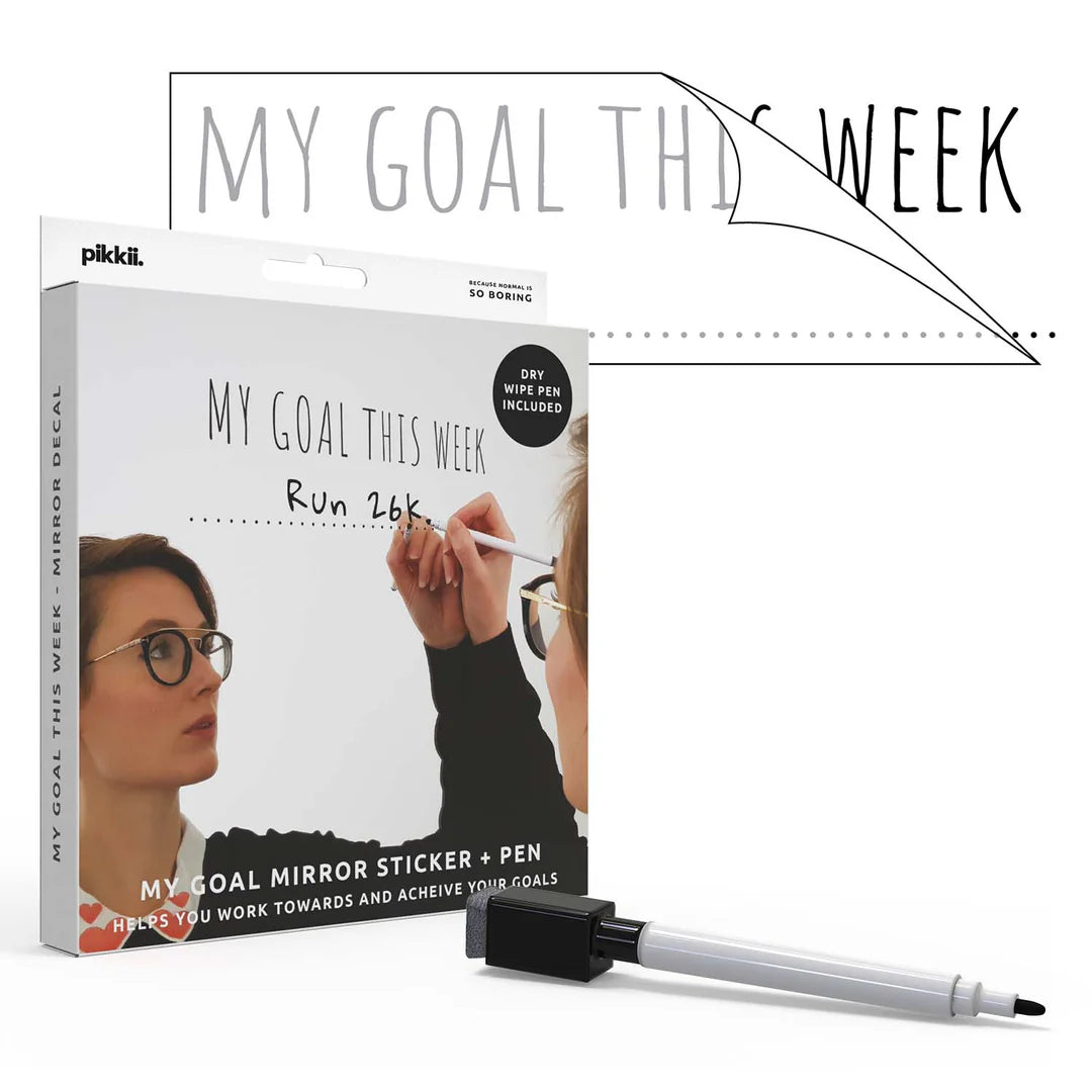 Tomfoolery Toys | My Goal Mirror Decal + Pen
