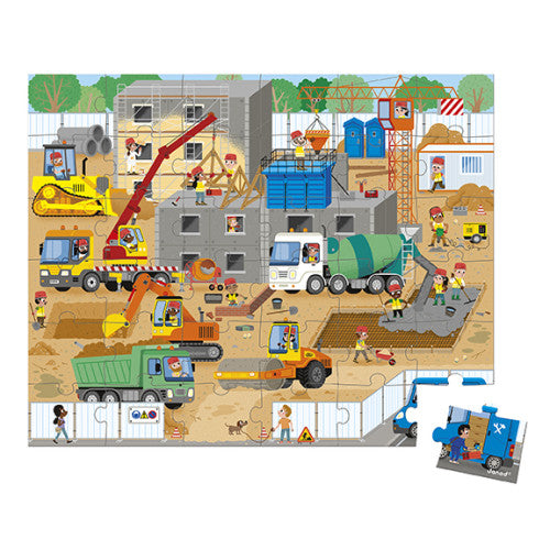Construction Site Puzzle Cover