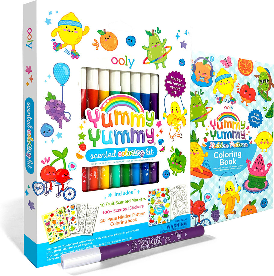 Yummy Yummy: Scented Coloring Kit Cover