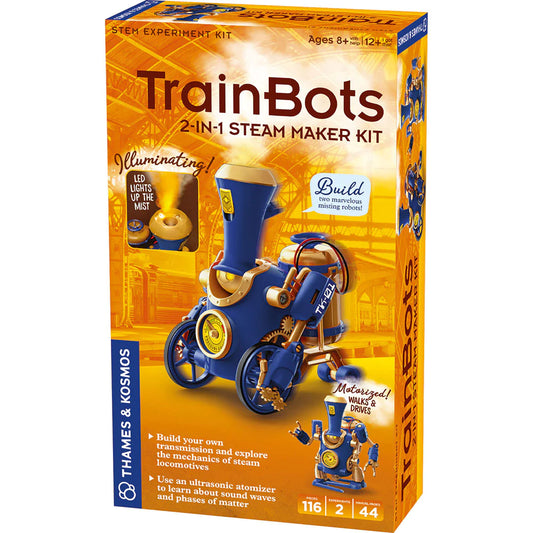 Tomfoolery Toys | TrainBots: 2-in-1 STEAM Maker Kit