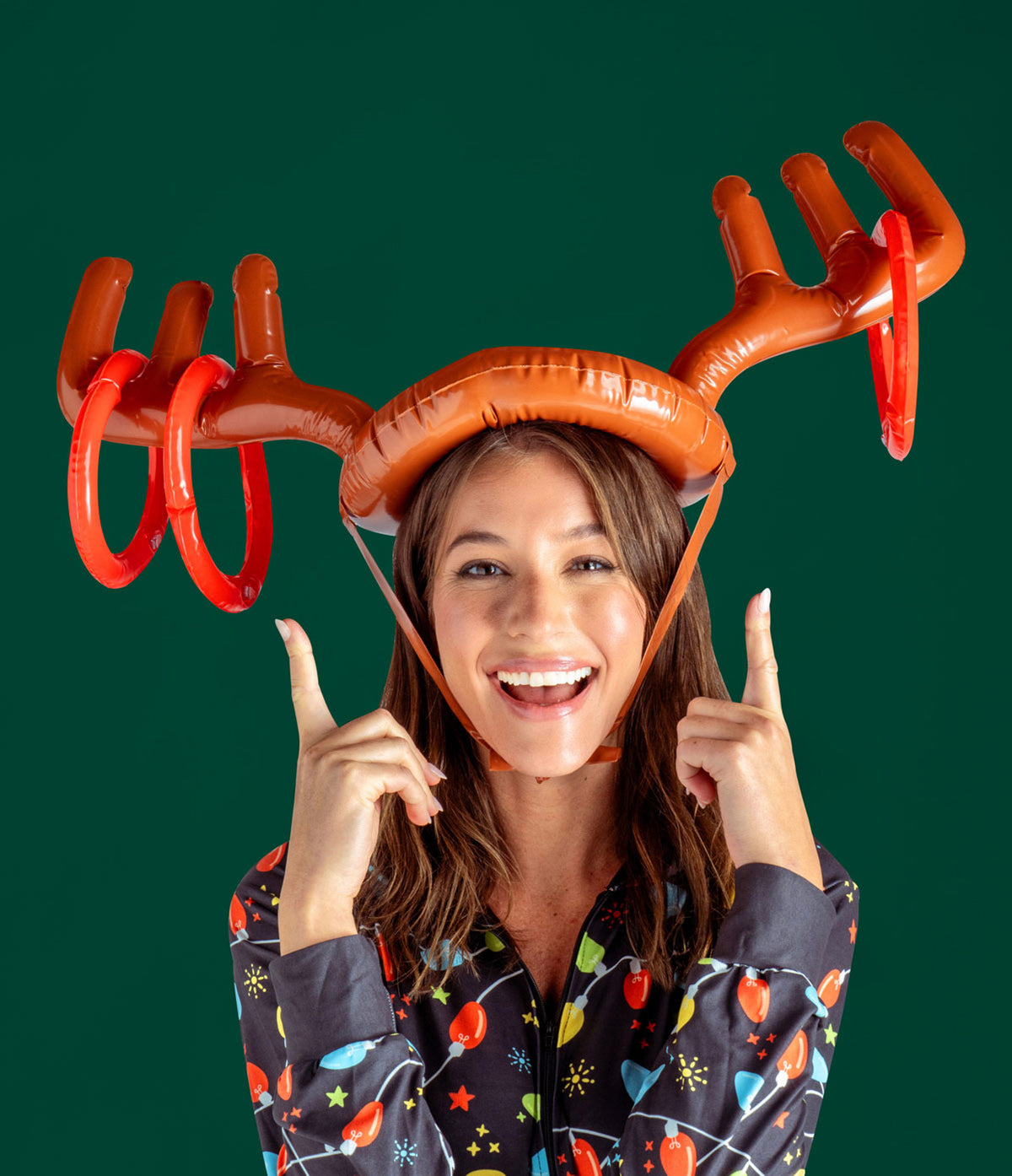 Anter Antics™️ Inflatable Reindeer Ring Toss Cover