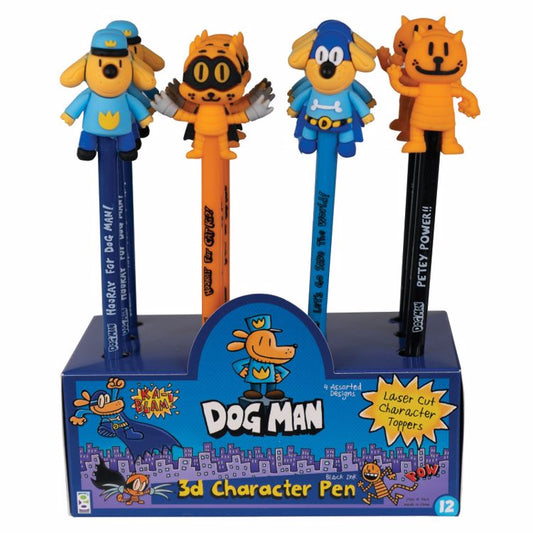 Tomfoolery Toys | Dog Man Character Pen