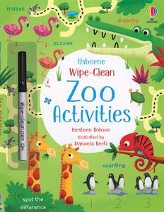 Tomfoolery Toys | Wipe Clean Zoo Activities