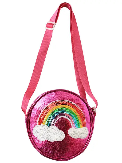 Tomfoolery Toys | Hot Pink Sequin Rainbow Purse