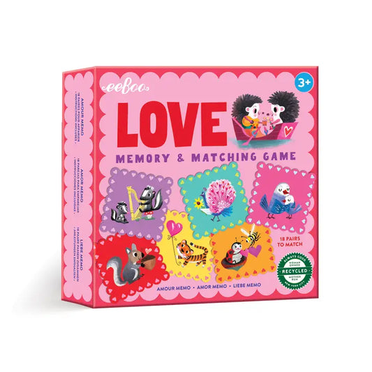 Tomfoolery Toys | Love Little Square Memory Game
