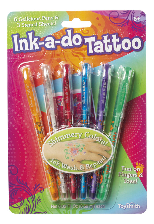 Tomfoolery Toys | Ink-A-Do Tattoo Pens