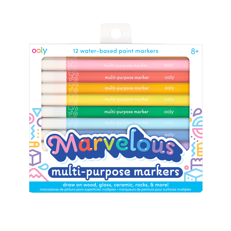 Marvelous Mutli Purpose Paint Markers 12pc Cover