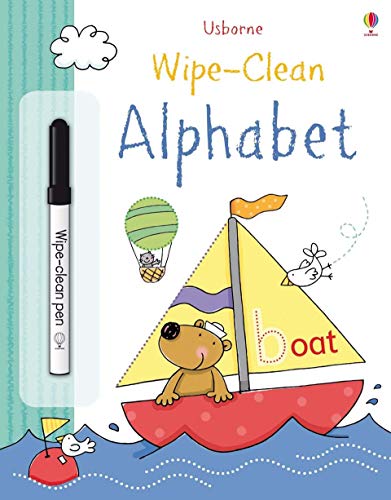 Tomfoolery Toys | Usborne Wipe-Clean Alphabet