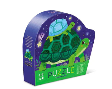 Tomfoolery Toys | Mini Puzzle 12pc: Turtles Together