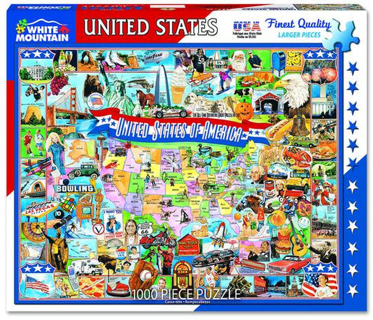 Tomfoolery Toys | United States of America Puzzle 1000pc