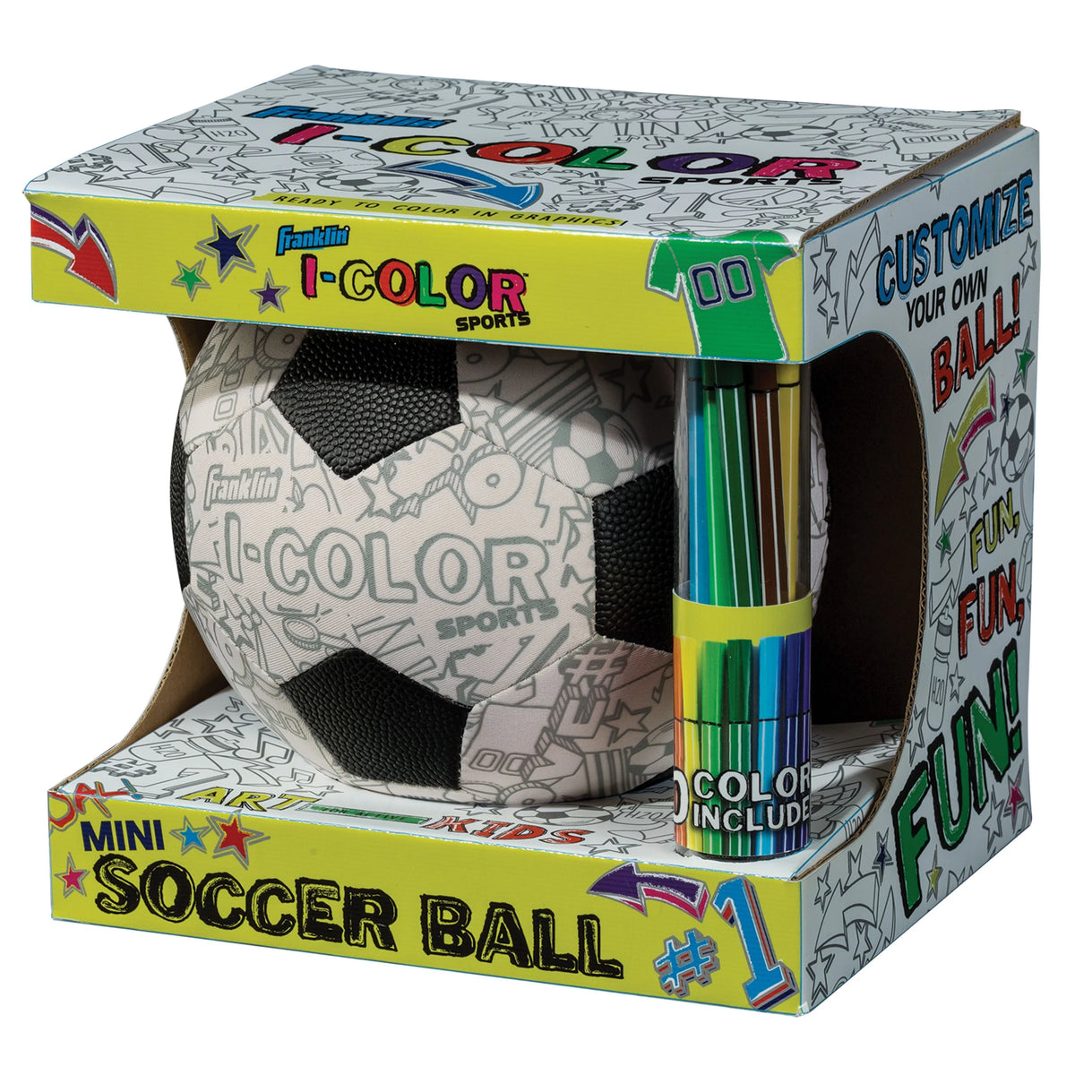 I Color Soccer Ball Cover