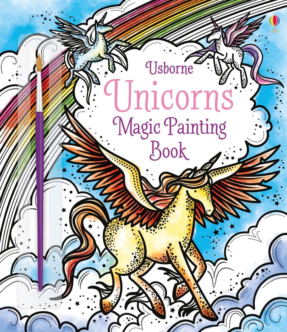 Unicorns Magic Painting Book Cover