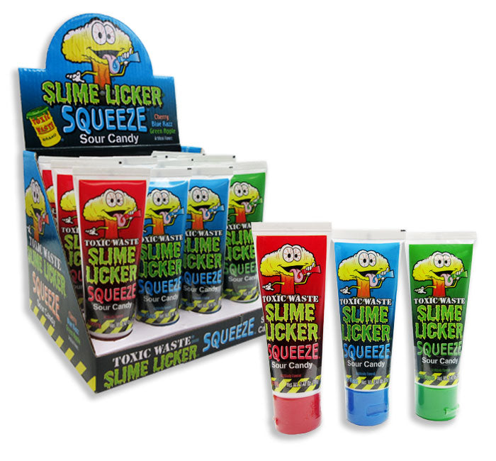 Toxic Waste Slime Lickers Squeeze Candy Cover