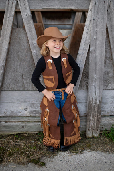 Brown Cowboy Vest & Chaps Preview #3