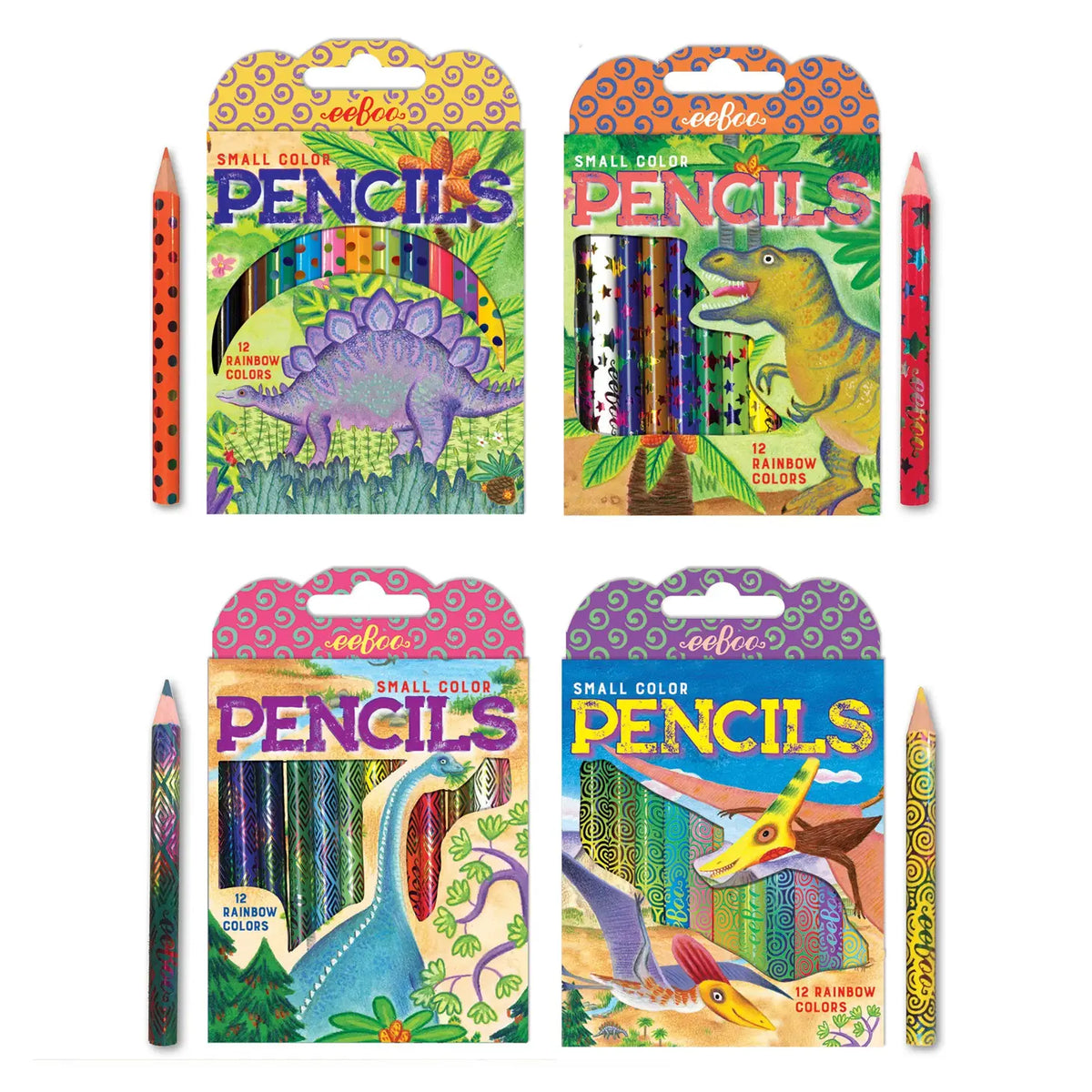 Small Dino Color Pencils Cover