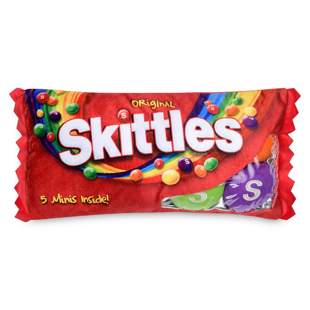 Skittles Plush Pillow Cover