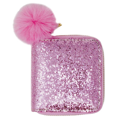 Tomfoolery Toys | Pink Glitter Wallet