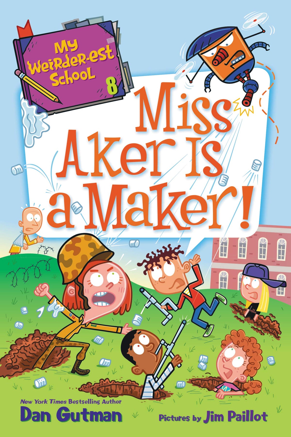 My Weirder-est School #8: Miss Aker Is a Maker! Cover