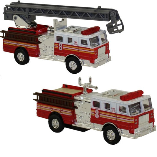 Tomfoolery Toys | Fire Truck Pull Back Truck