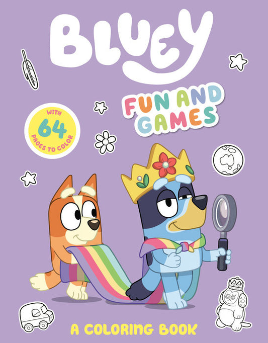 Tomfoolery Toys | Bluey: Fun and Games Coloring Book
