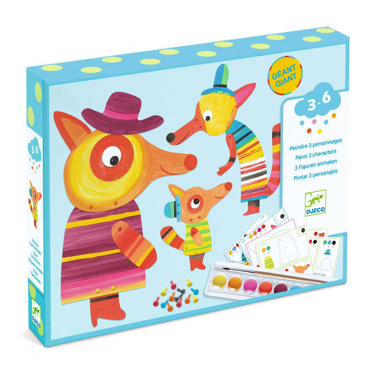 Tomfoolery Toys | The Fox Family Painting