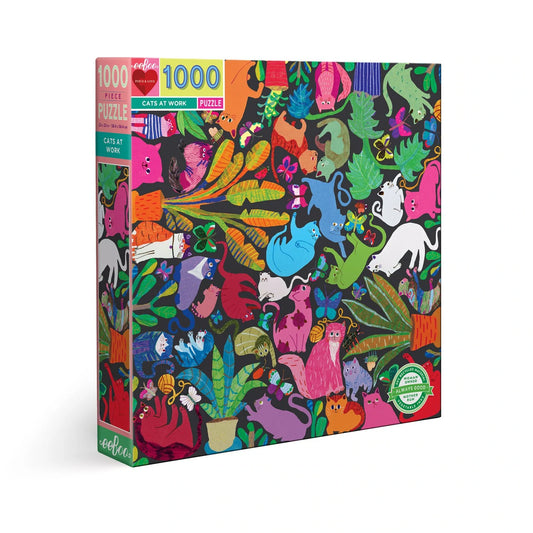 Tomfoolery Toys | Cats at Work: 1000pc Puzzle