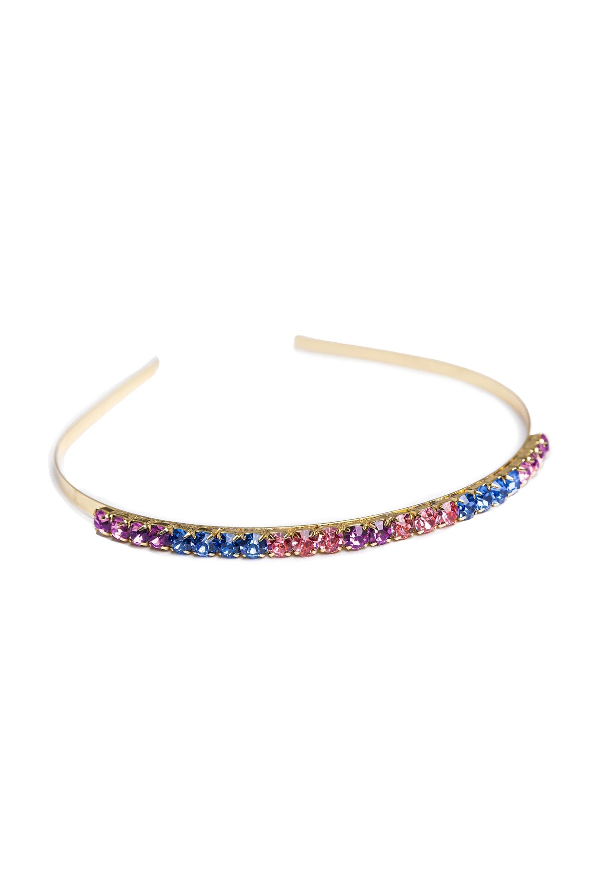 Boutique Chunky Gem Multicolor Headband Cover