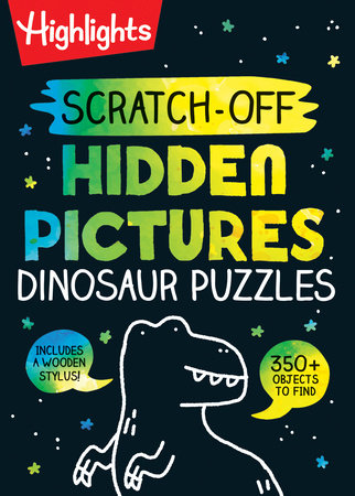 Scratch-Off Hidden Pictures: Dinosaur Puzzles Cover