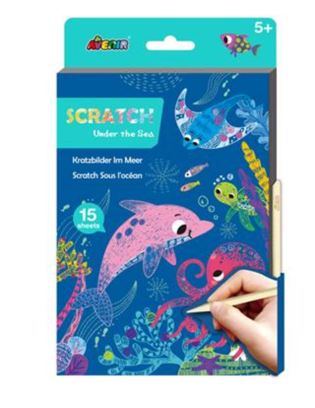 Medium Scratch Art Book Cover