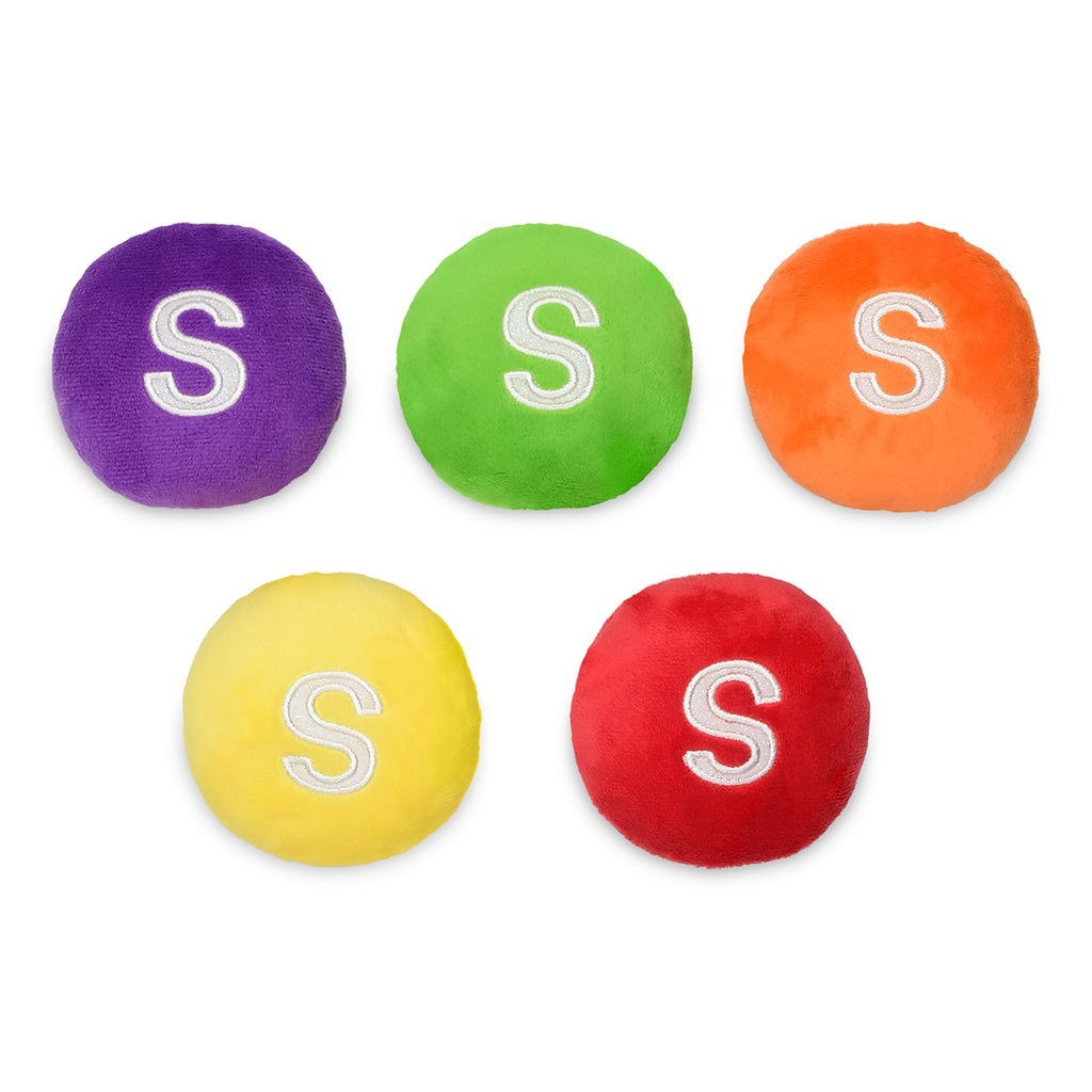 Skittles Plush Pillow Cover