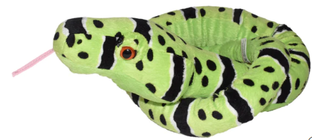 Tomfoolery Toys | Green Rock Rattle Snake
