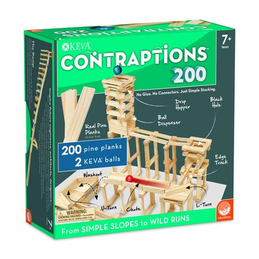 Tomfoolery Toys | Keva: Contraptions 200 Plank Set