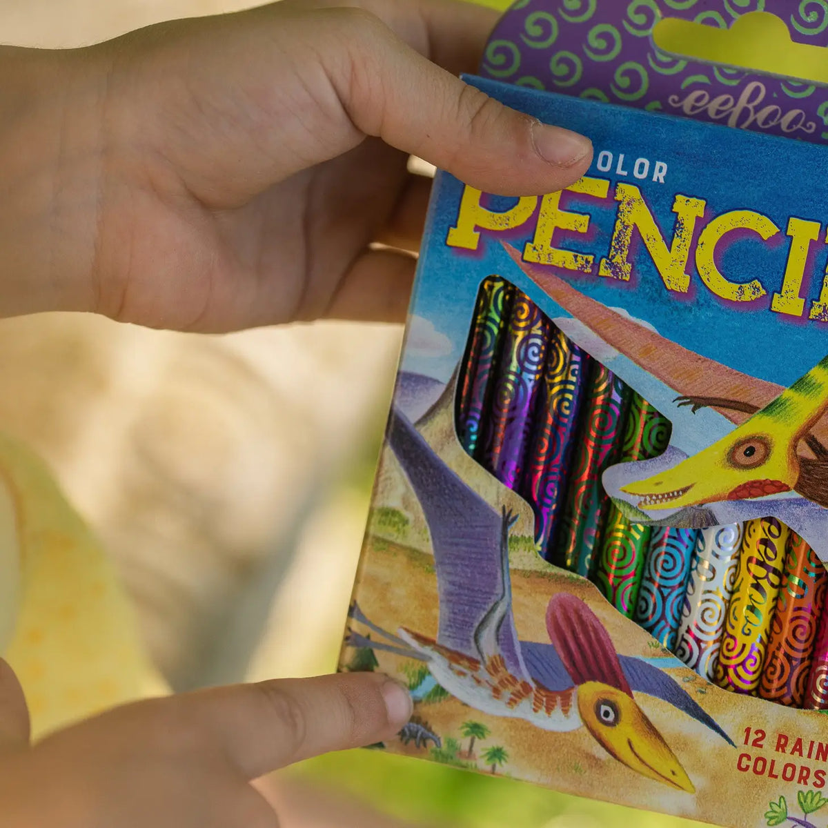 Small Dino Color Pencils Cover