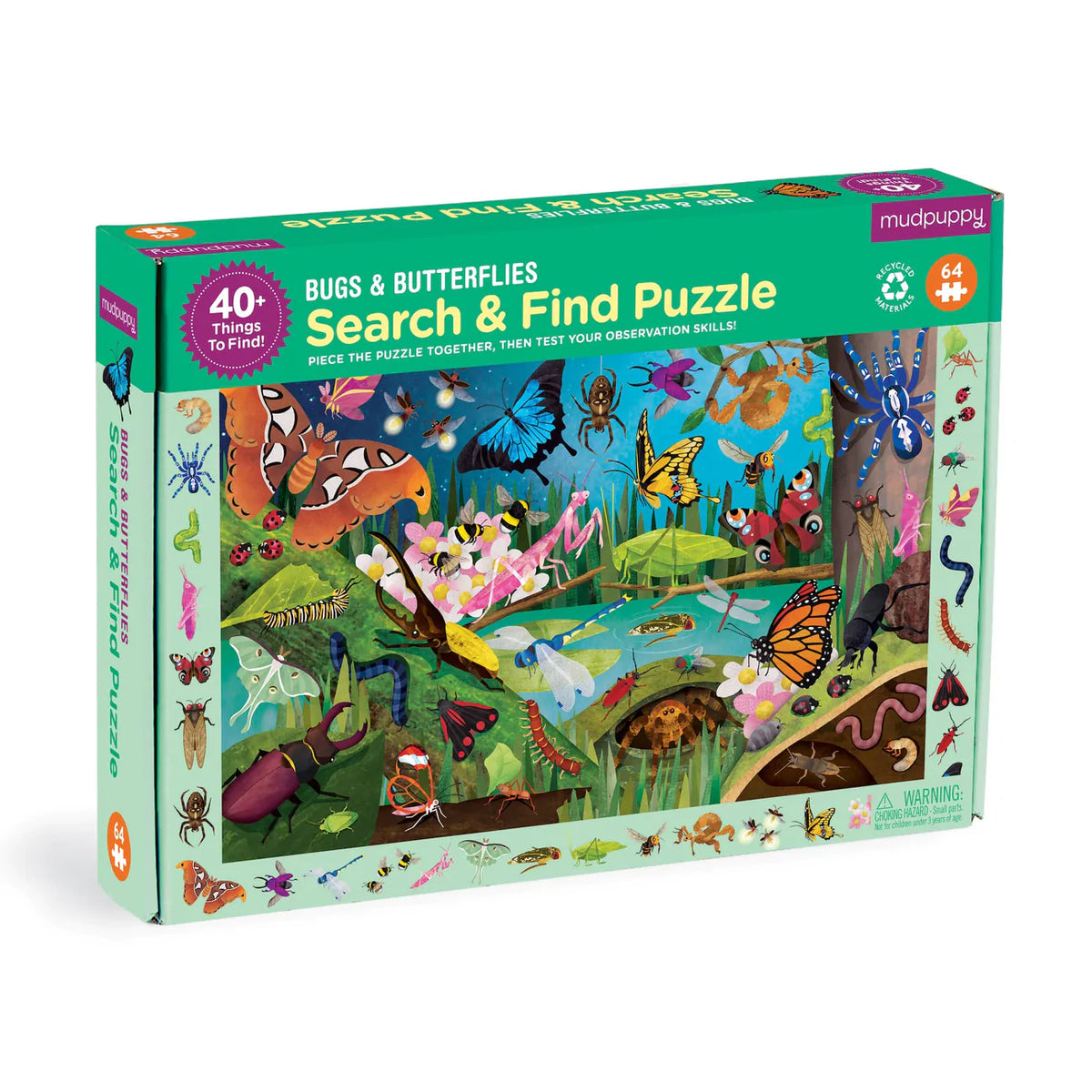 Bugs & Butterflies Search & Find Puzzle Cover